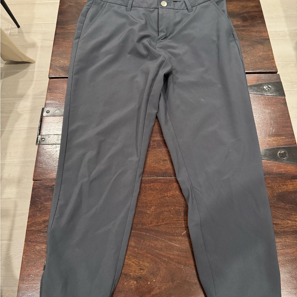 Men's Gray Golf Joggers